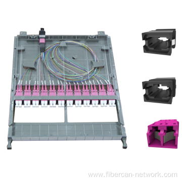 24 Fiber MTP/MPO to LC Fiber Optic Cassette